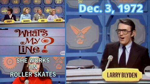 What’s My Line? (1972) Larry Blyden Hosts the Classic Panel Show Revival
