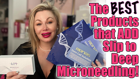 The BEST Products to Add Slip to Deep Microneedling! AceCosm.com and COde Jessica10 Saves you Money