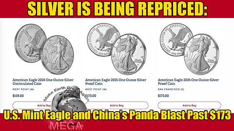 HEADS UP👉👉ALERT: SILVER IS BEING REPRICED!👉👉US Mint Just Hiked 2025 Silver Eagle Prices to $173! WATCH THE JAN 24, 2023 FDIC VIDEO LINKED BELOW THIS VIDEO IN THE DESCRIPTION BOX + Verify the repricing yourself with the link below!