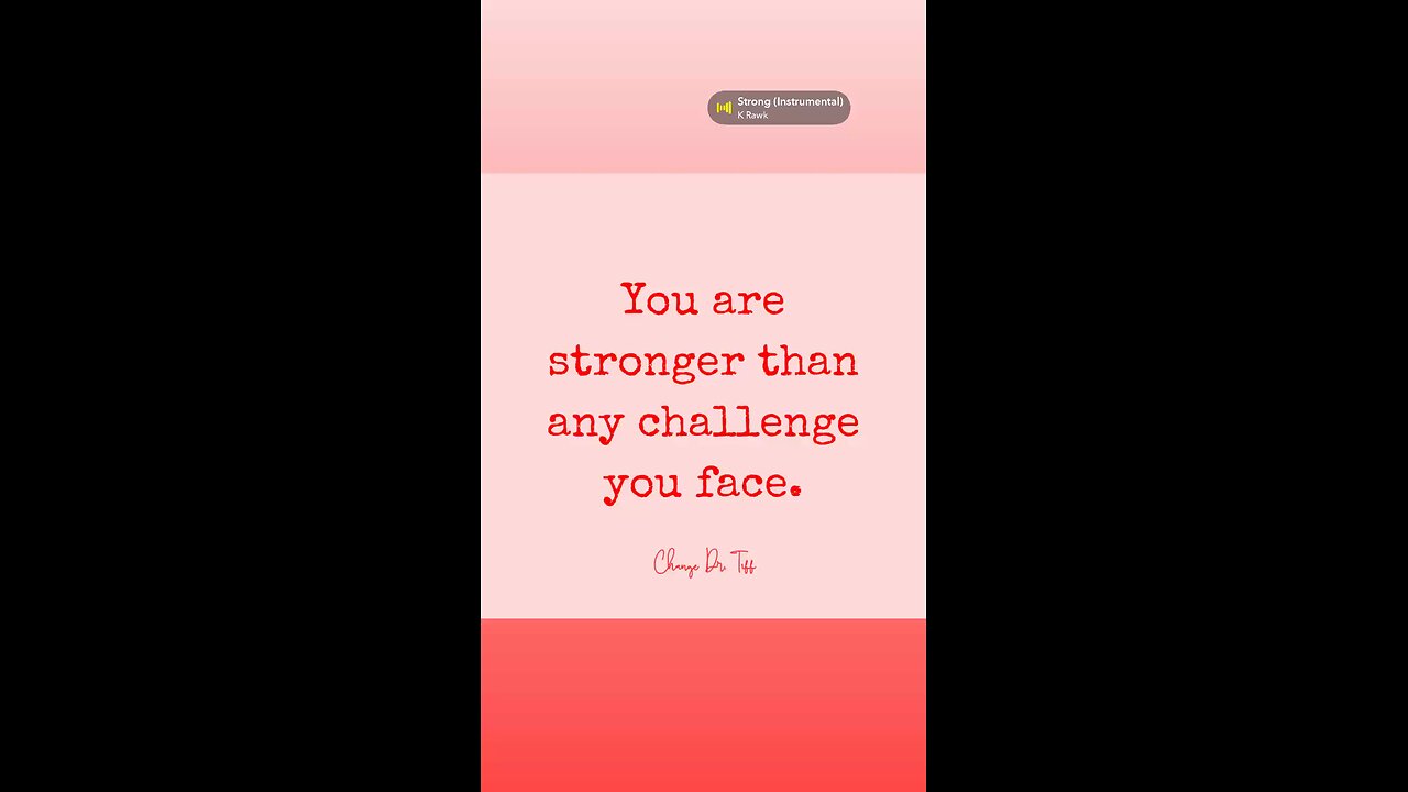 Life’s difficulties are no match for your resilience.