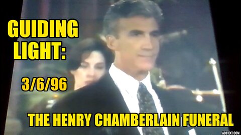 GUIDING LIGHT 3/6/96 HENRY CHAMBERLAIN FUNERAL