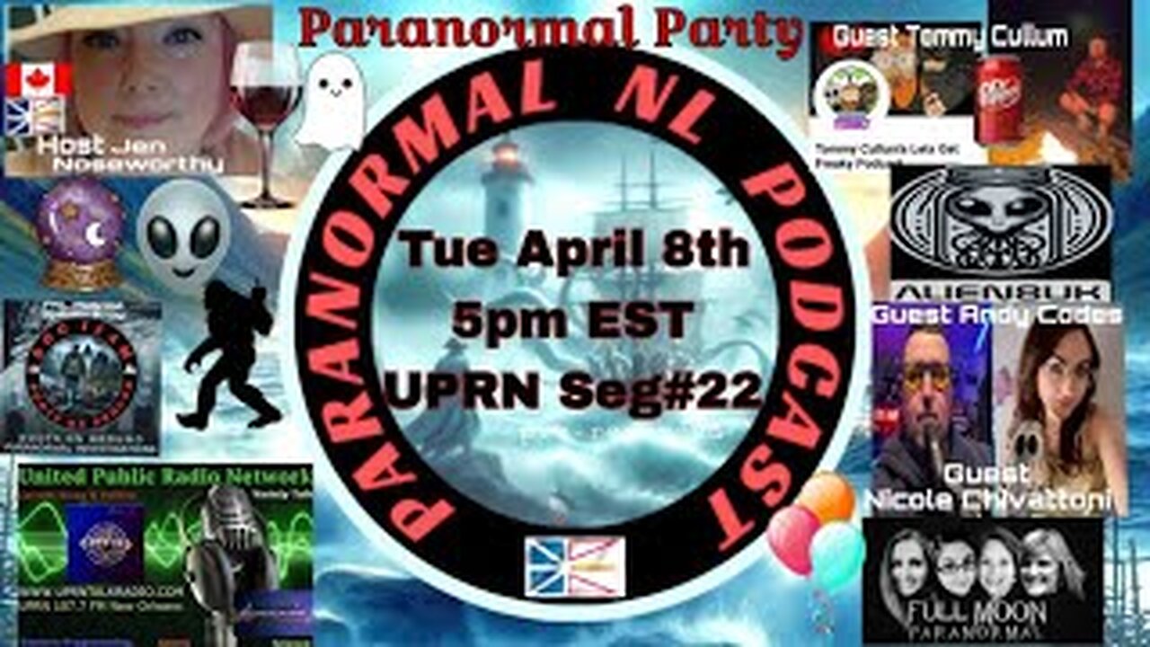 ParanormalNL- Paranomal Party-Tommy Cullum, Andy Decodes, & Nicole Chivattoni