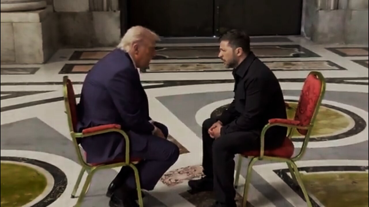 Trump y Zelensky se reunieron en Roma antes del sepelio de Francisco