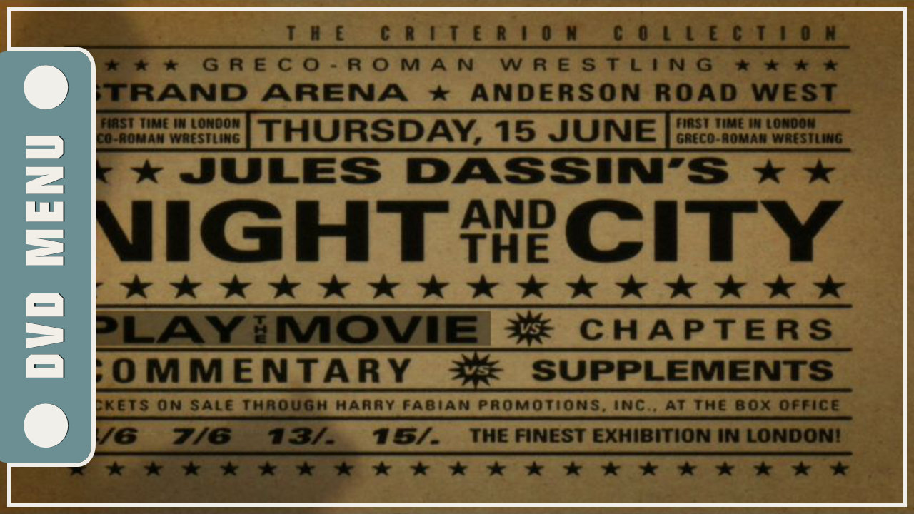 Night and the City - DVD Menu