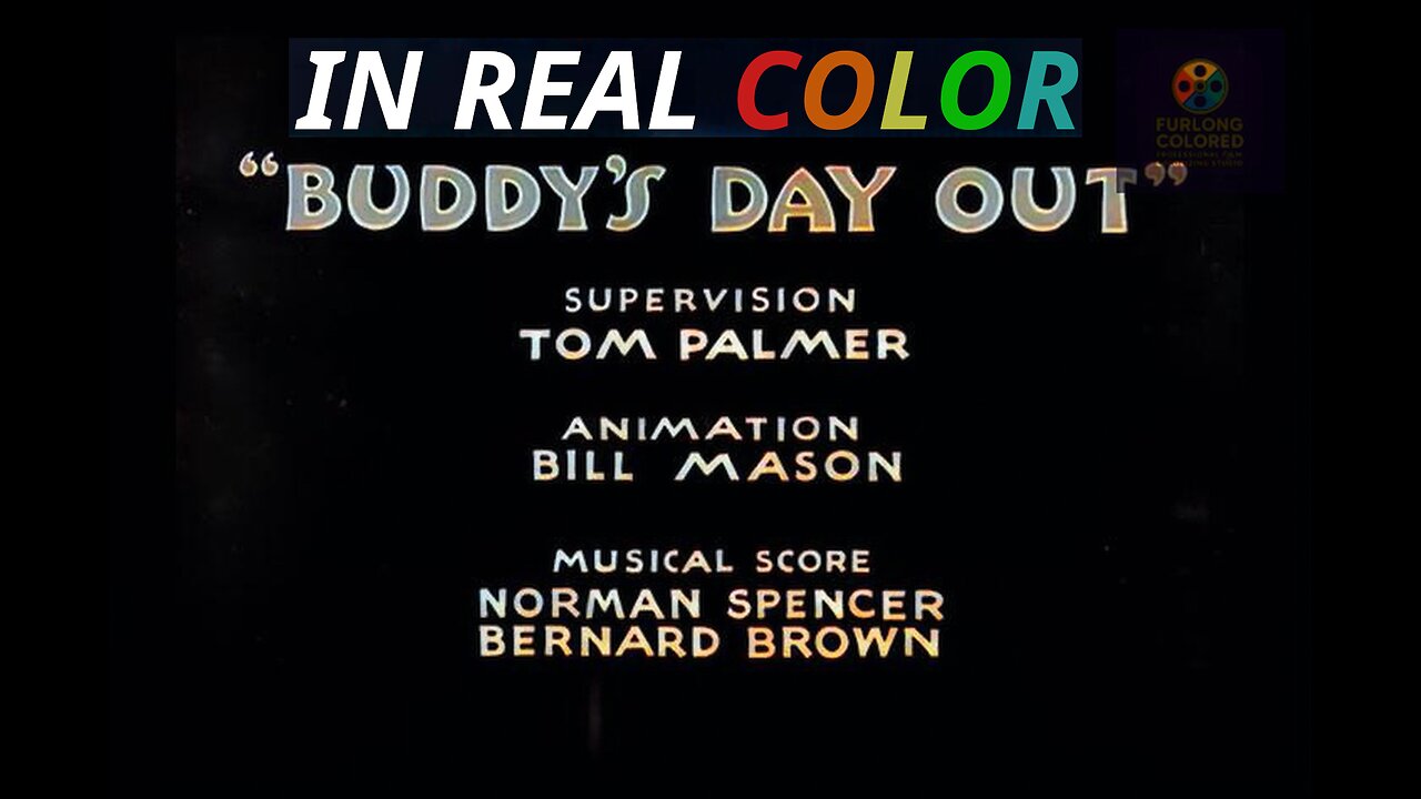 🚗 Buddy’s Day Out (1933) — In Real Color