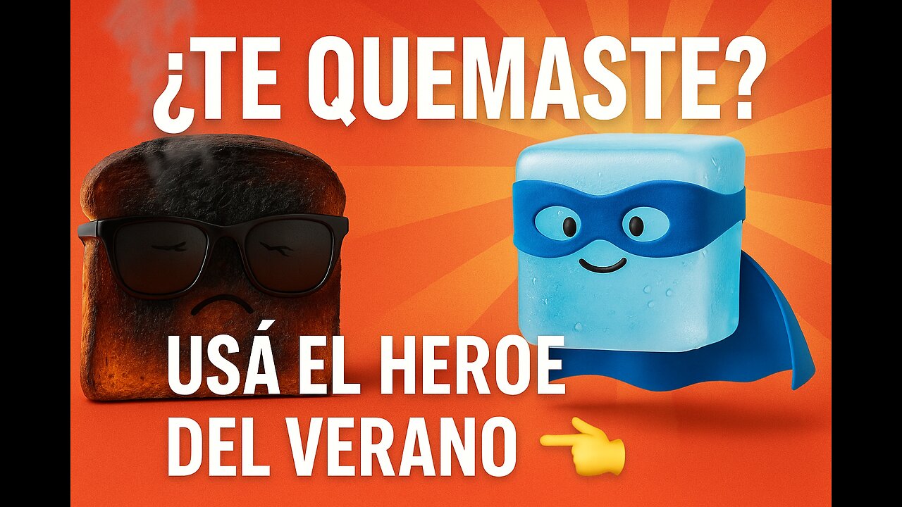 ¿Te quemaste? Él es el héroe del verano