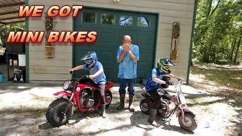 We got MINI BIIKES!!