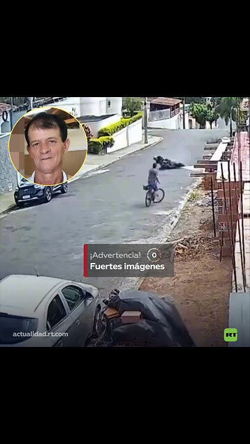 Impactante choque deja a un ciclista de 62 años en estado crítico