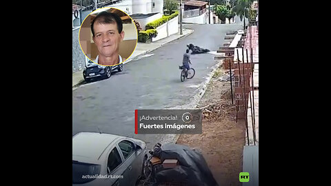 Impactante choque deja a un ciclista de 62 años en estado crítico
