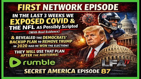 EPISODE 87 | SECRET AMERICA 1.8.26 7PM