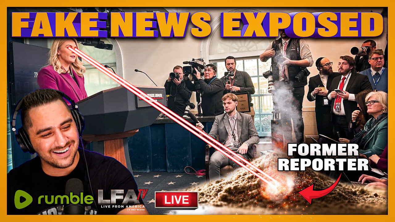 WH PRESS SECRATARY GRILLS FAKE NEWS | BASED AMERICA 3.26.25 6PM