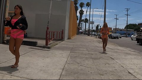 Midday in South Los Angeles, California