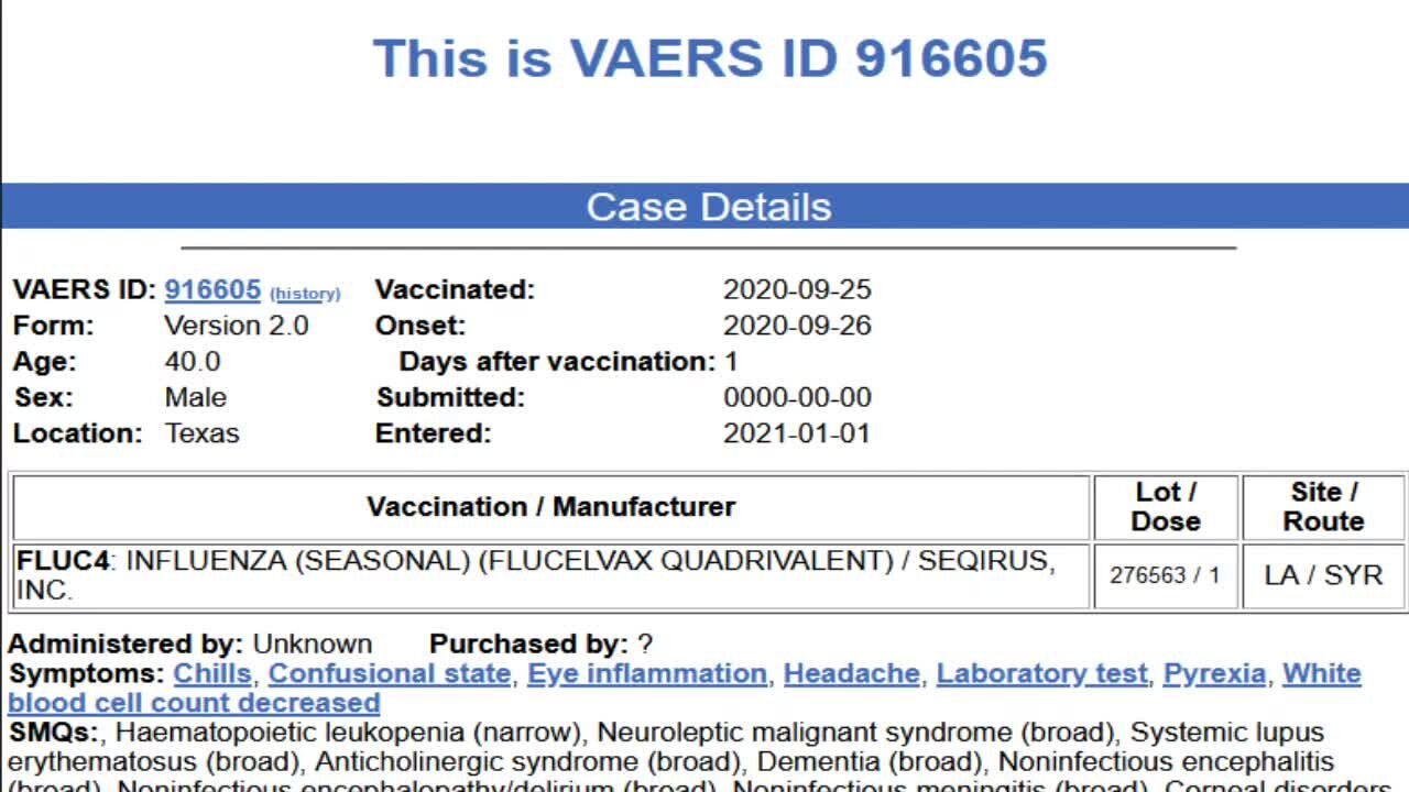 "CDC Deducts 150K Fatalities From VAERS System - Concerns Raise Over Vaccine Safety"