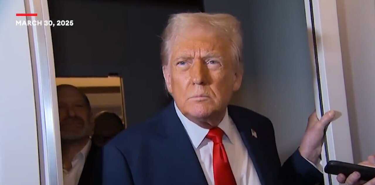Trump Takes Multiple Questions From Reporters On The Flight Back To D.C.
