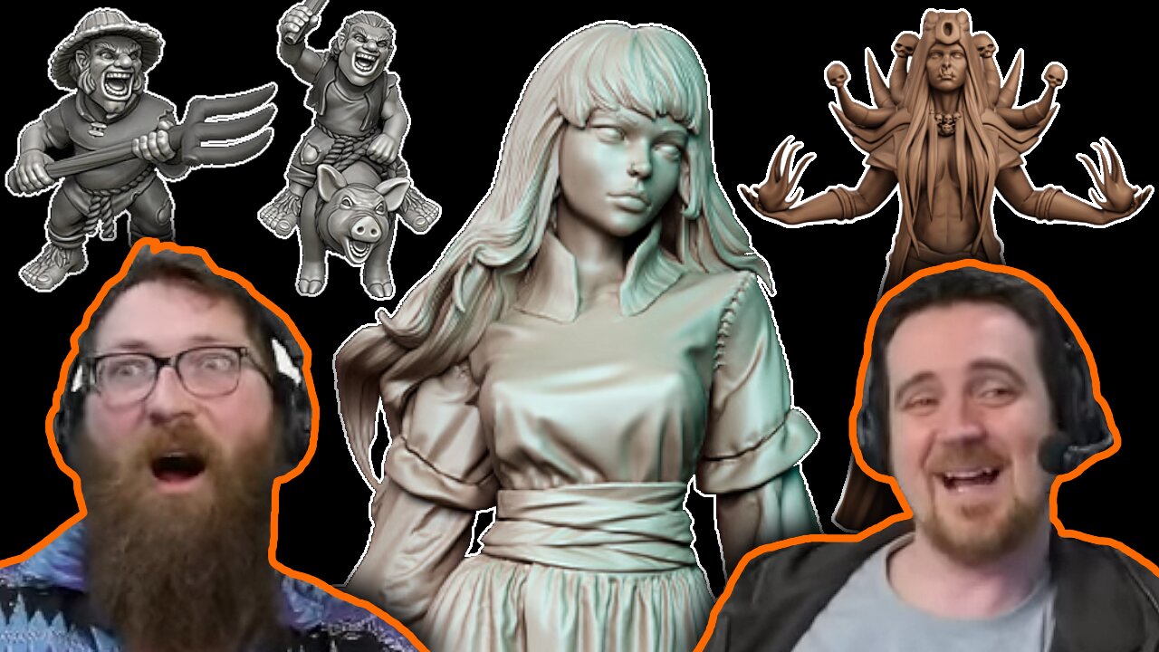 Kickstarter Miniatures 50 - Will Tom Get Gnomed? - Tom and Ben