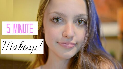 Back To School: 5 MINUTE MAKEUP!