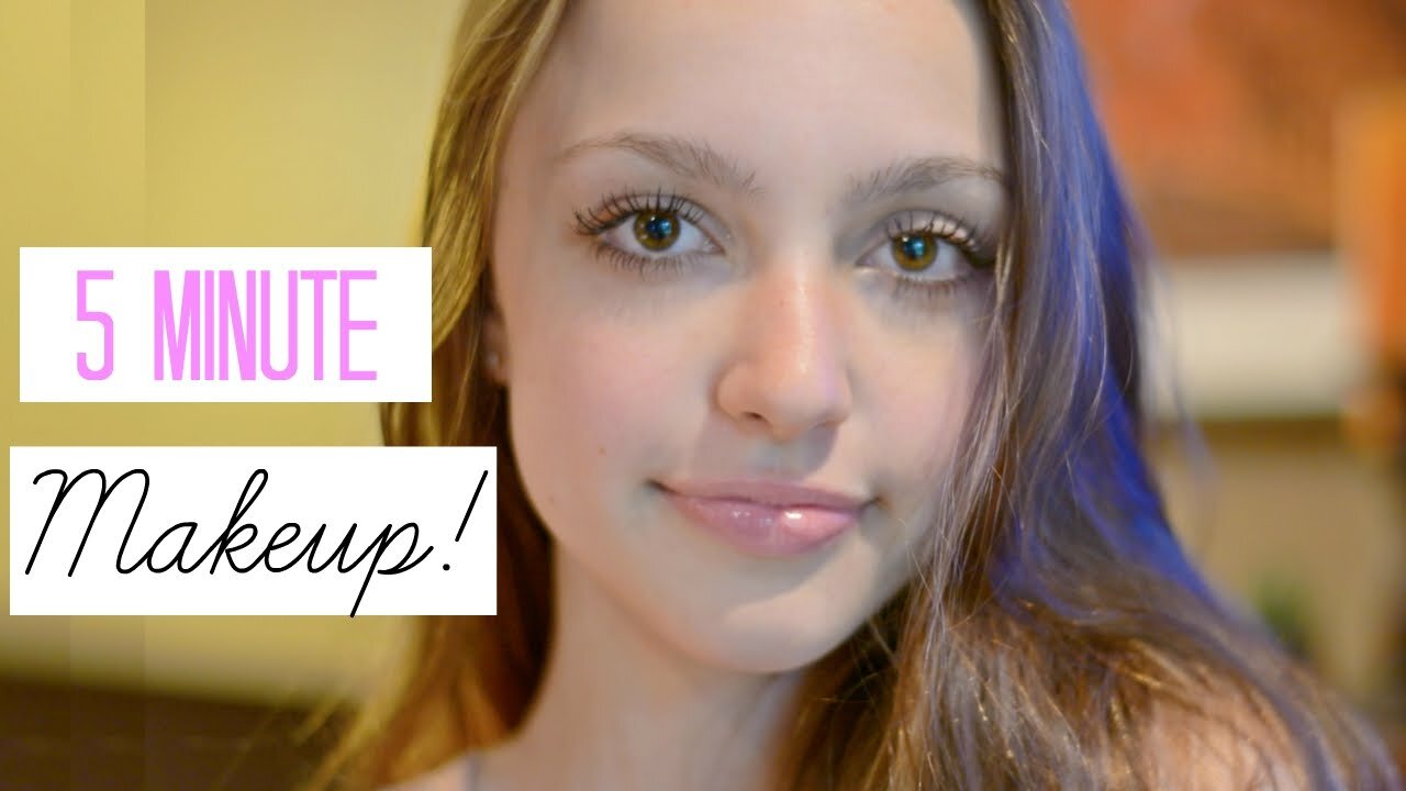 Back To School: 5 MINUTE MAKEUP!
