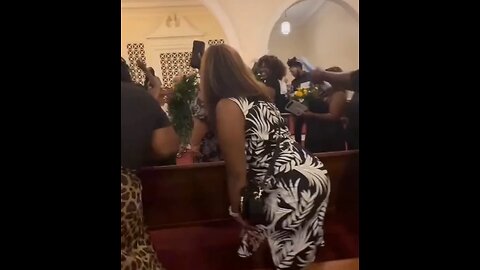 When you're at a funeral and that beat drops!