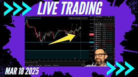 $BITCOIN Sideways or DUMP? Live Trading 3/18/2025 $Crypto, $Forex, $Stocks, $Gold $Silver