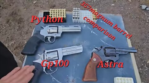 357magnum 4-inch barrel comparison test.