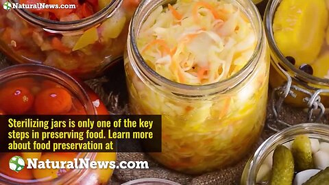 "Sterilizing Home Canning Jars: Three Essential Tips"