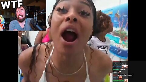 She's f**king crazy..