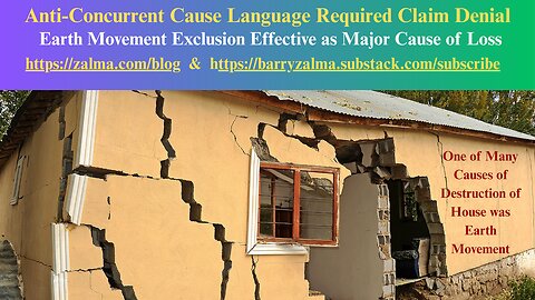 Anti-Concurrent Cause Language Required Claim Denial