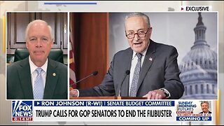Sen Ron Johnson: We Need To ACT FIRST On The Filibuster