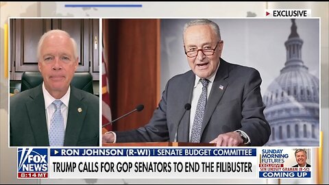 Sen Ron Johnson: We Need To ACT FIRST On The Filibuster