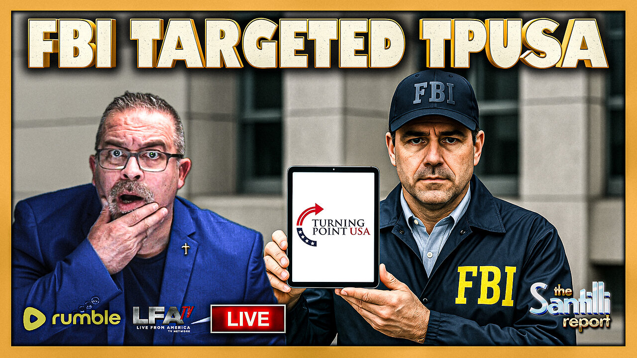 Grassley Drops A Bomb! Biden FBI “Artic Frost” Investigation Targeted TPUSA | THE SANTILLI REPORT 9.16.25 4PM