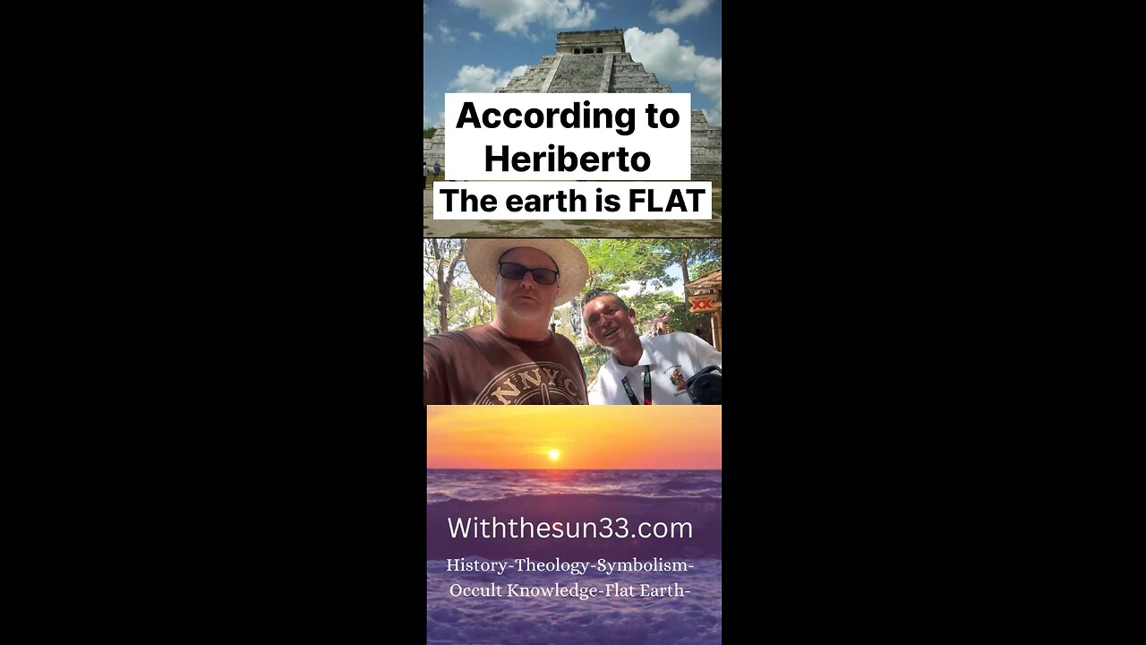 Mayan temples the sun and the flat earth