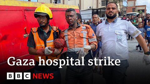 Five journalists among 20 killed in Israeli strike on Gaza hospital, officials say | BBC News