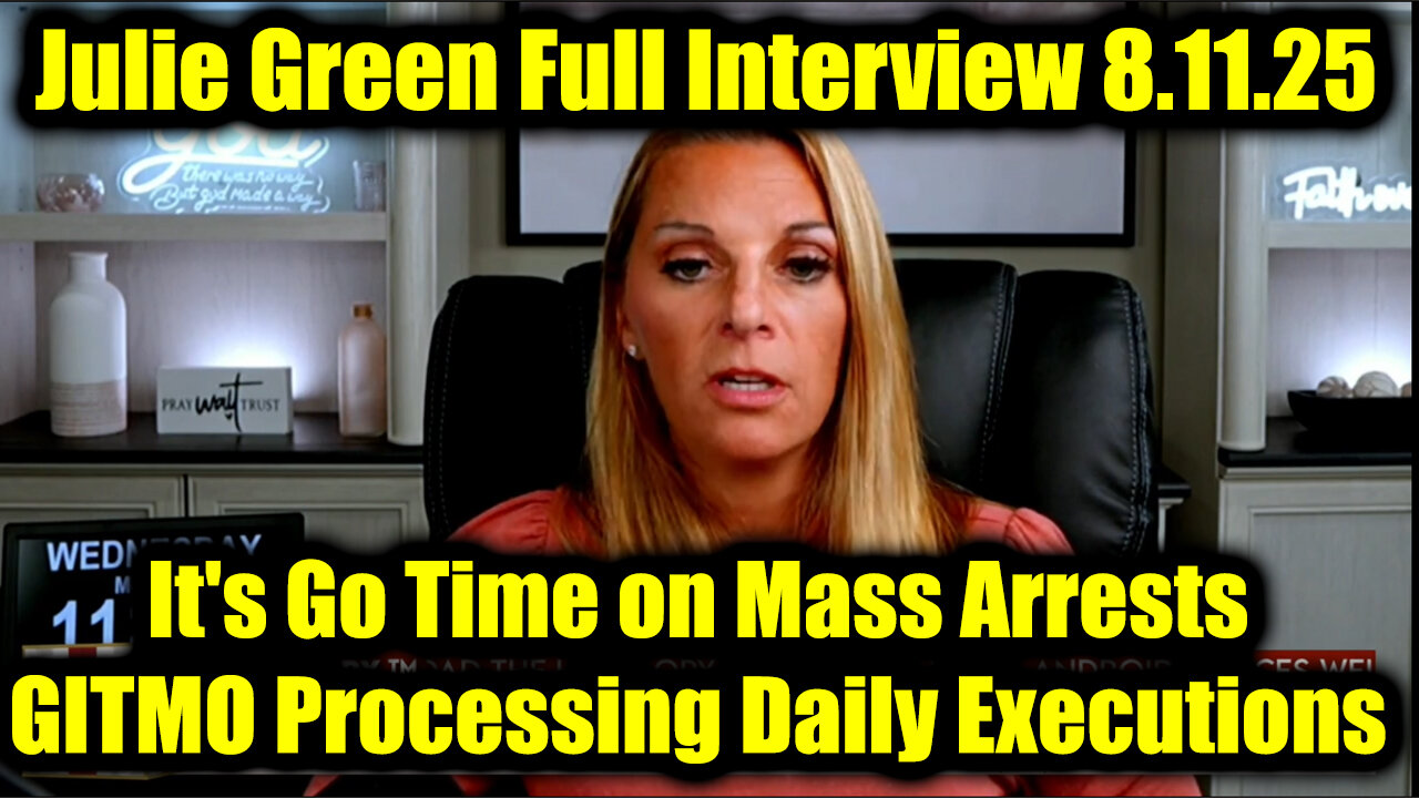 Full Interview Aug 11: It's Go Time on Mass Arrests! GITMO Processing Daily Executions