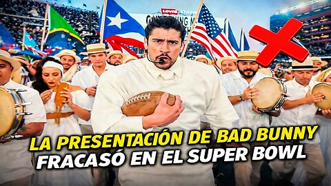 LA PERFORMANCE DEL CANTANTE BAD BUNNY AL SUPER BOWL LX DI FOOTBALL AMERICANO NEGLI STATI UNITI D'AMERICA È STATA UN FLOP MULTICULTURALE