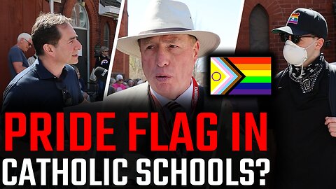 Pride flags remain at Waterloo Catholic schools after 'conservative' trustee backs Rainbow mafia