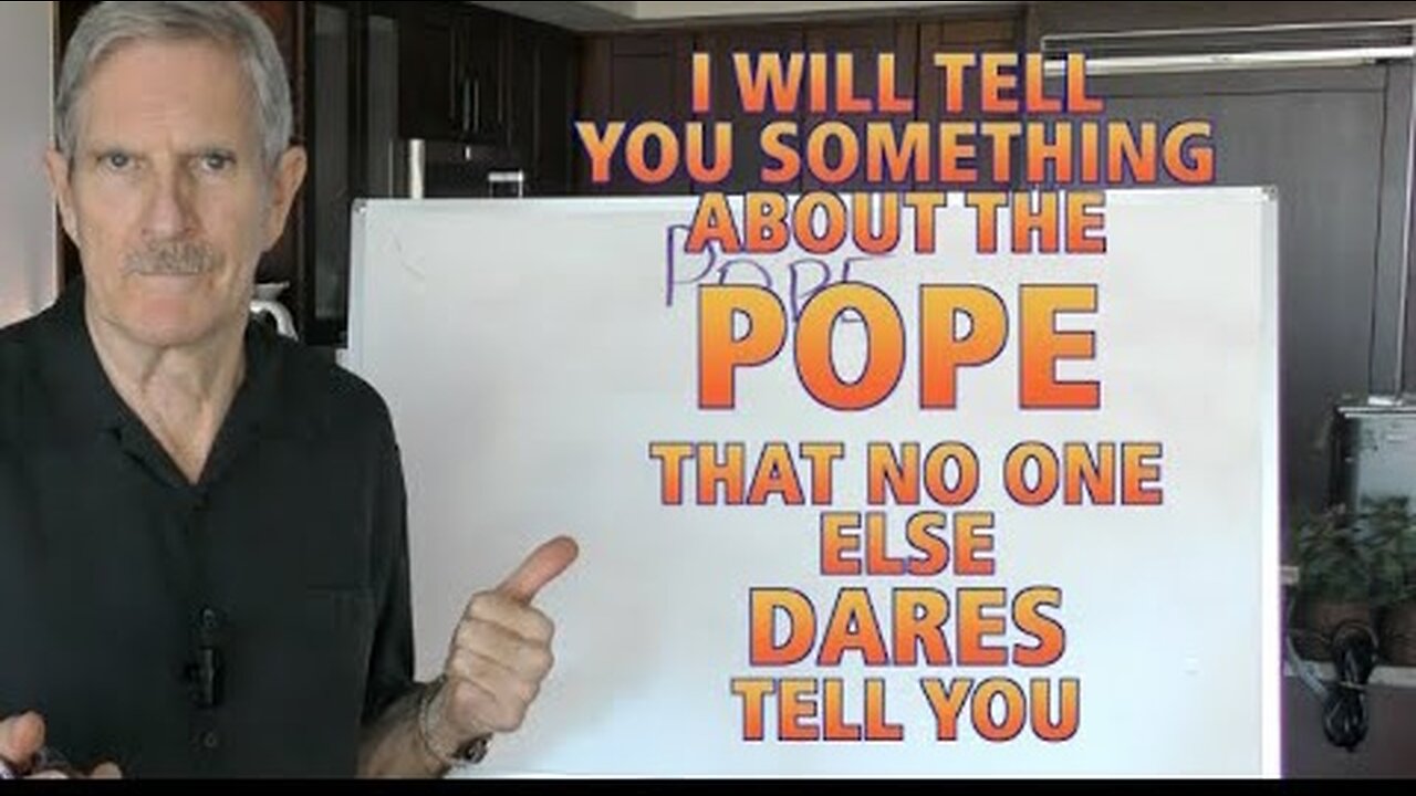 How The World Really Works: I Will Tell You Something About THE POPE That No One Else Dares