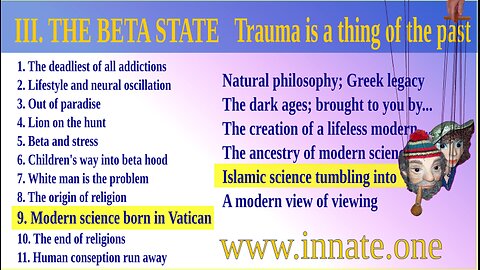 #85 Islamic science tumbling into materialism – Trauma is a thing of the past