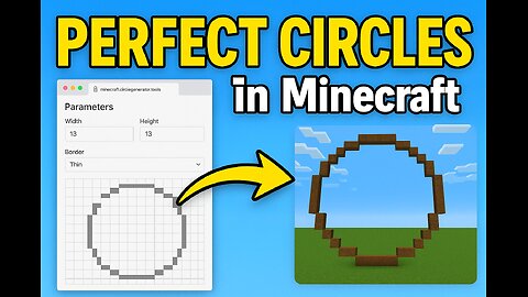 Tutorial for how to make pixel circle online