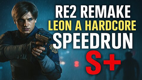 Resident Evil 2 Remake - Leon A Hardcore S+ Speedrun - 01:11:13