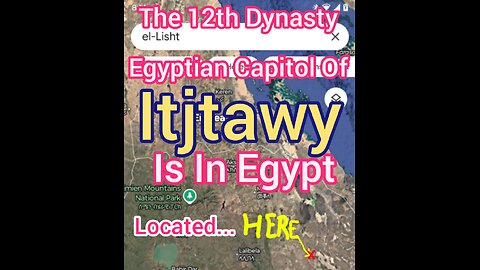 The 12th Dynasty Egyptian Capitol Of Itjtawy Is In Egypt Located Here... (X)