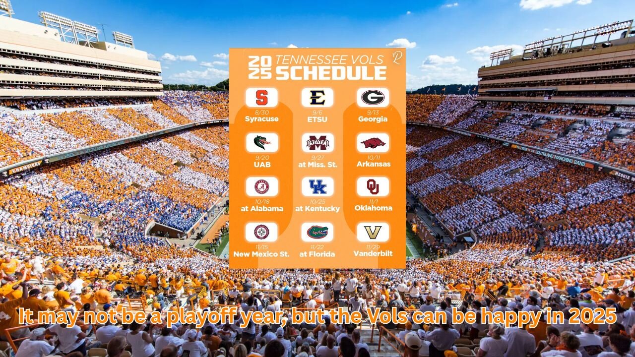Tennessee Volunteers will still be a strong CFP contender, but may not make it in 2025