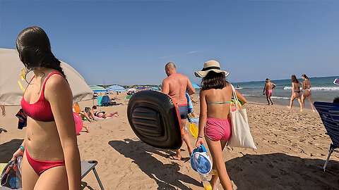 Paradise Morning - Beach Walk / Water Slides | 4K Tour