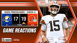 Rams x Browns: Game Reactions - Joe Flacco, First Team Look Sharp in Debut