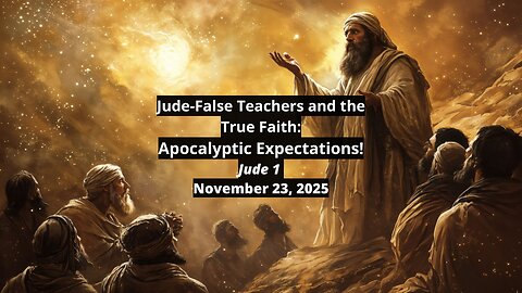 Jude-False Teachers and the True Faith: 3) Apocalyptic Expections! - Jude 1
