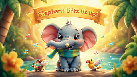 Elephant Lifts Us Up 🐘✨ | Kids’ Song About Kindness, Strength & Helping Others