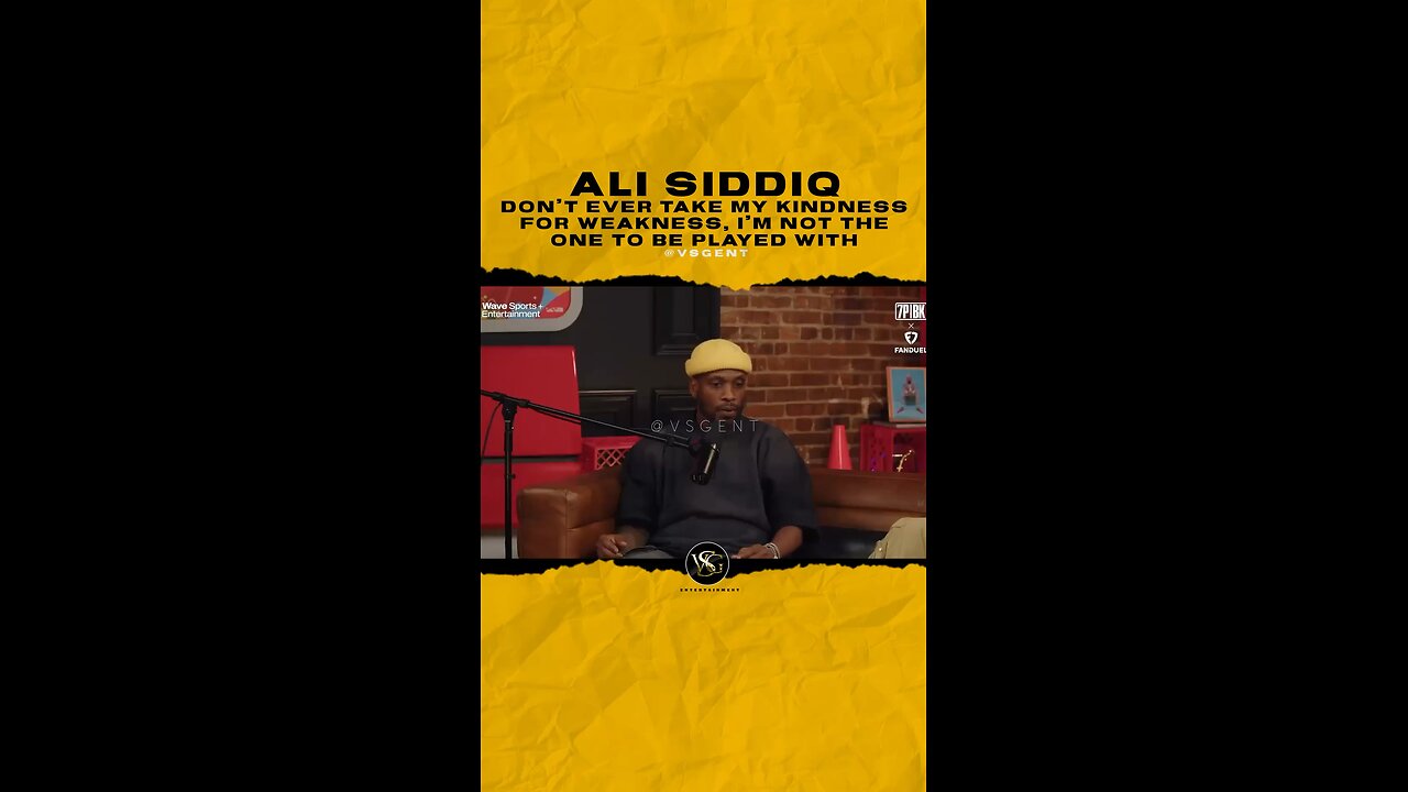 @alisiddiq Don’t ever take my kindness for weakness, I’m not the one to be played with