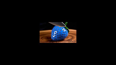 Glass fruit cutting ASMR🍓