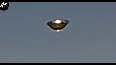 Reflective UFO Caught on Camera