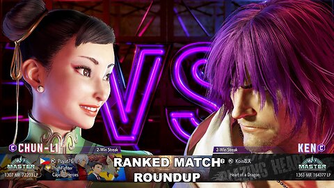 Kuya Kalbo SF6 Ranked Match Roundup. Chun Li Master Rank [Hori Fight Stick]