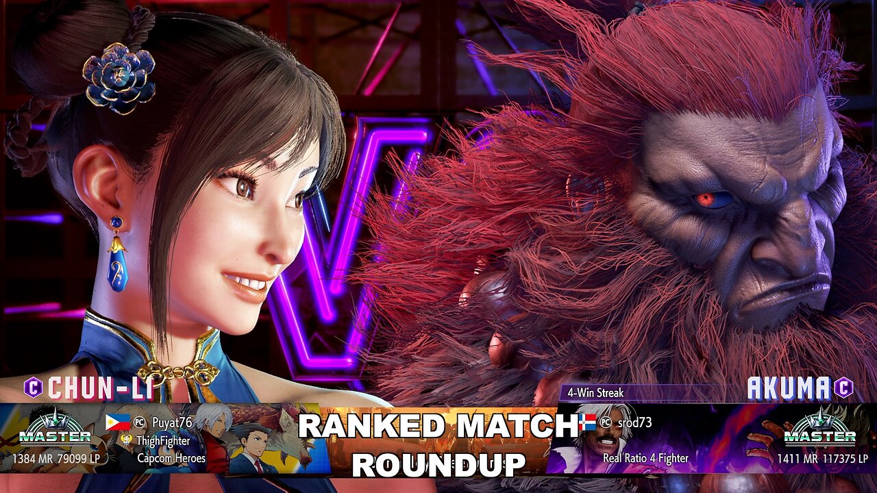 Kuya Kalbo SF6 Ranked Match Roundup. Chun Li Master Rank [Hori Fight Stick]